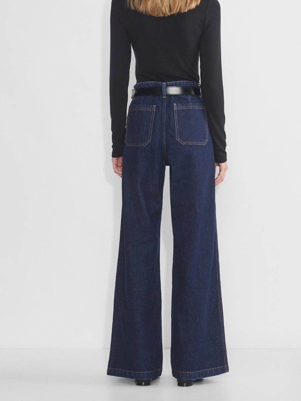Wilfred Stardom Pocket Wider Jean Slim Fit High Rise Non-Stretch Denim Aritzia - Picture 3 of 8
